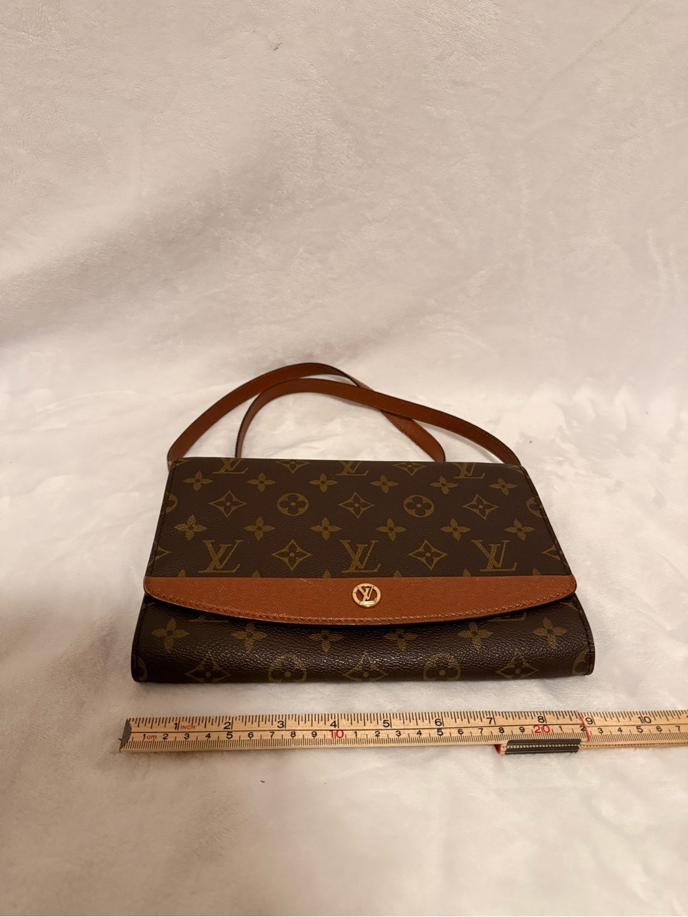 Louis Vuitton Vintage Monogram Boudreux Two Way Clutch Crossbody Bag A21922